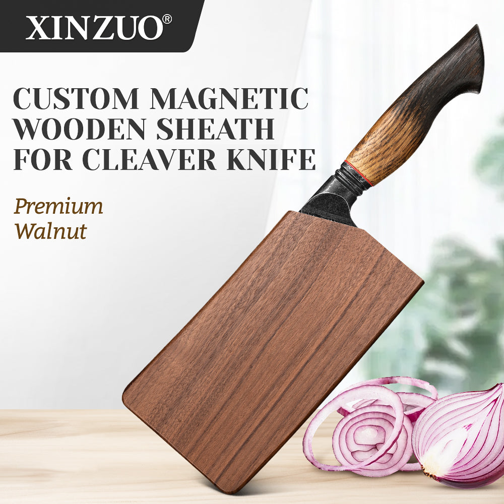 XINZUO Wooden Sheath for Cleaver Knife