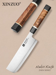 XINZUO Zhen Series Japanese ZDP-189 Composite Steel Nakiri Knife