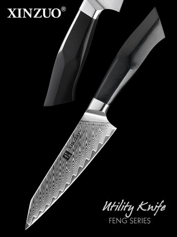 XINZUO  FENG SERIES 5'' inch Utility Knife