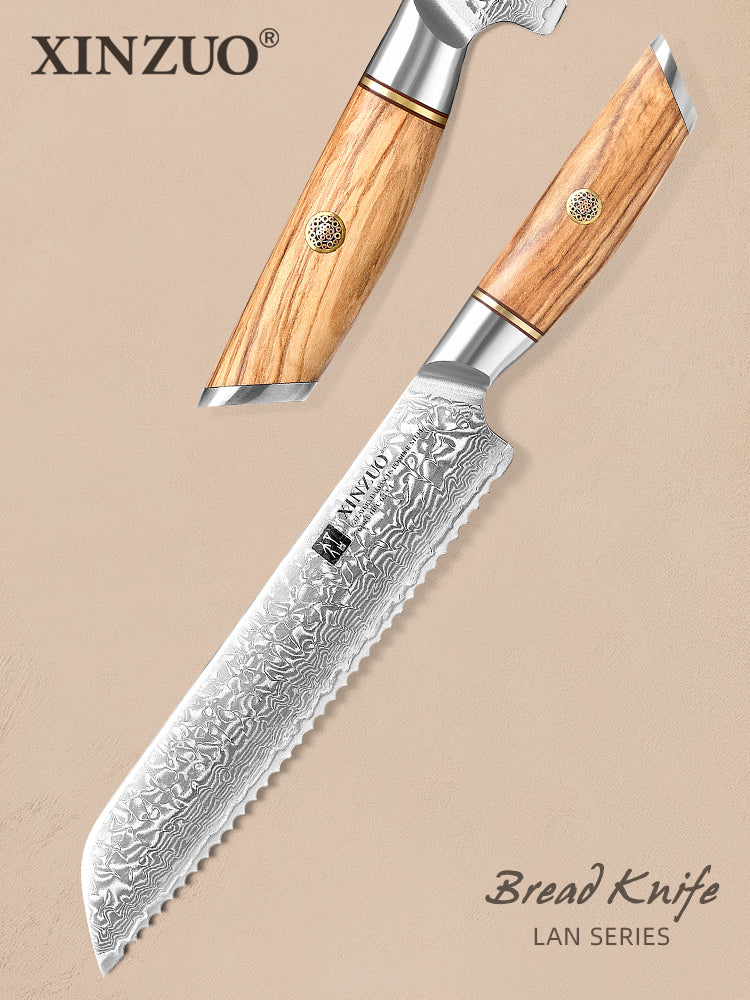 XINZUO Lan Series 8 inches bread knife