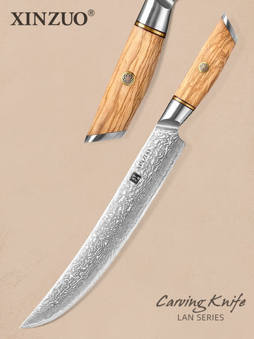 Xinzuo B9 Carving Knife Japanese Style 67 Layers Damascus Steel