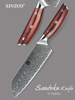 XINZUO YI SERIES 7 " inch Santoku Knife