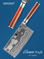 XINZUO HE SERIES 7 inch Big Cleaver Meat Knife