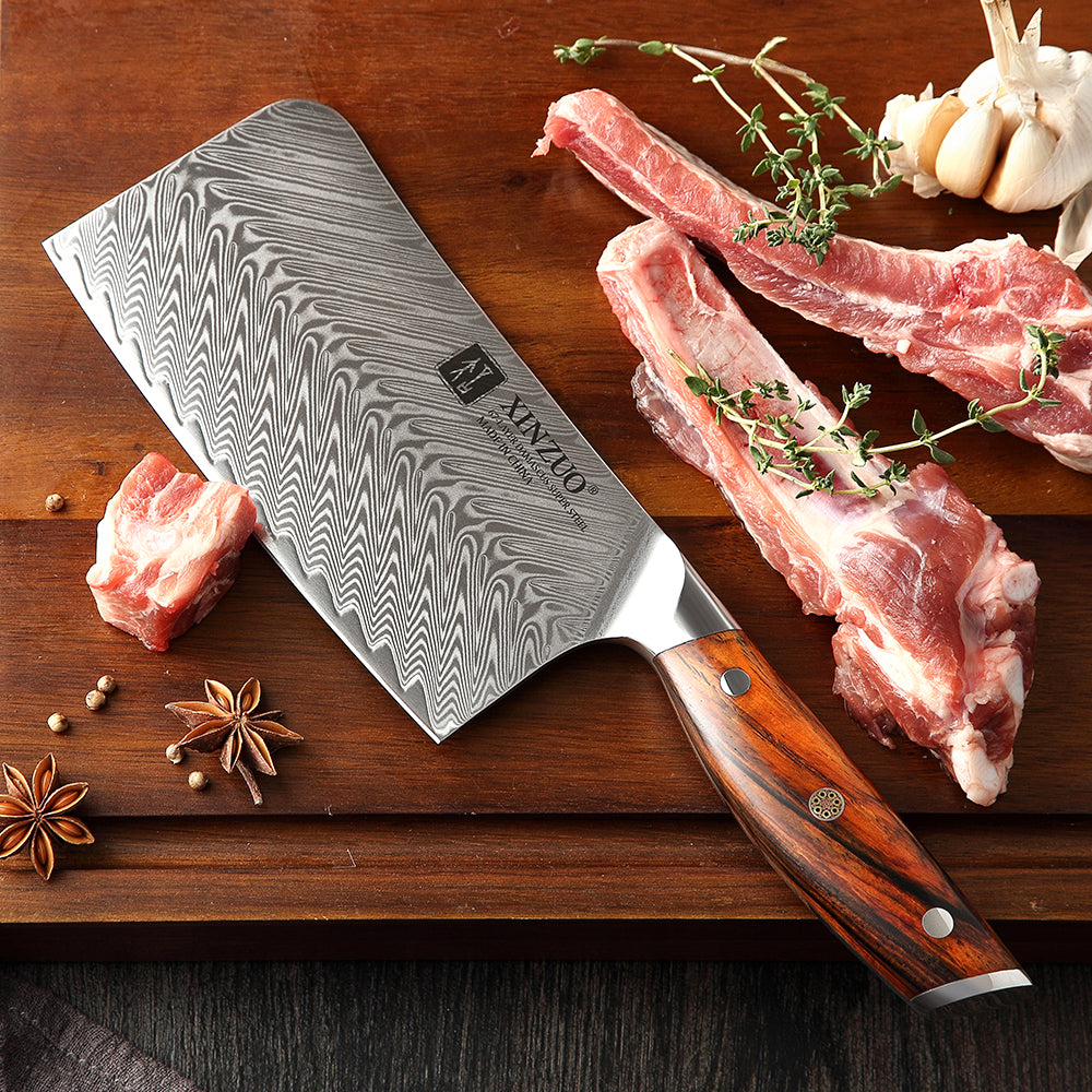 XINZUO YI SERIES 6. 5''inch Bone Chopper Knife – XINZUO CUTLERY