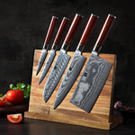 XINZUO HE DAMASCUS SERIES 6PCS Kitchen Knife Set