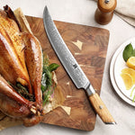 XINZUO Lan Series 73 Layers Damascus Powder Steel 10 inch Carving Knife