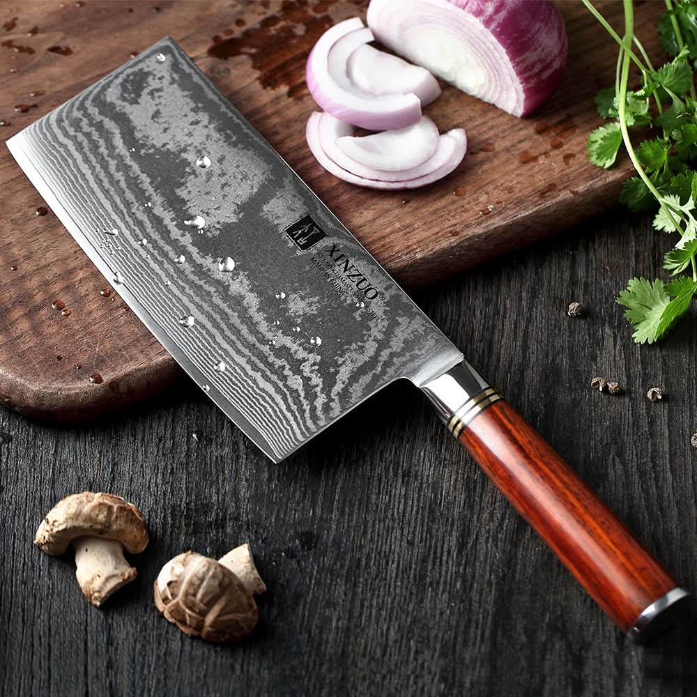 XINZUO HE SERIES 7 inch Big Cleaver Meat Knife