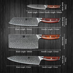 XINZUO YI DAMASCUS SERIES 5-Piece Kitchen Knife Set