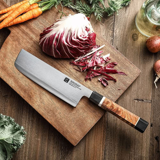 XINZUO Zhen F5 Series Japanese ZDP-189 Composite Steel Nakiri Knife