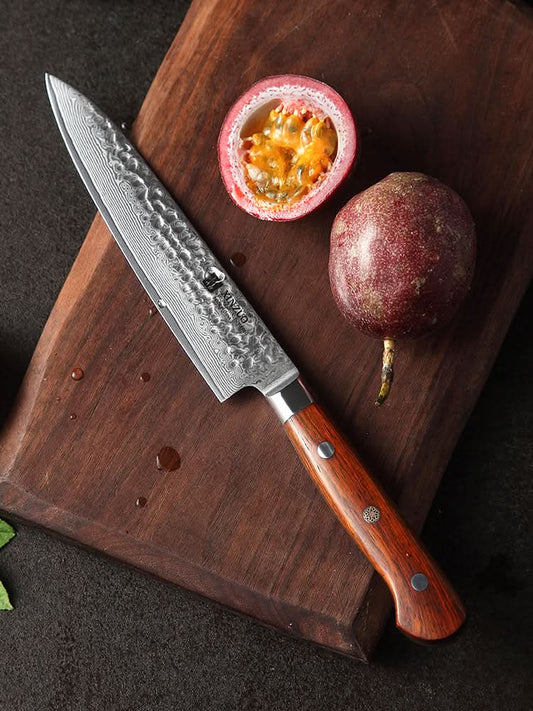 XINZUO YUN DAMASCUS SERIES 6'' inch Utility Knife