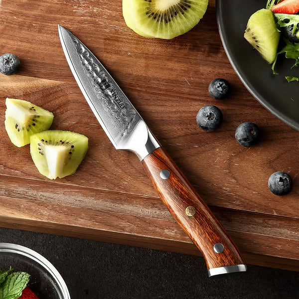 YU STRIA HAMMER DAMASCUS SERIES XINZUO 3.5"inch Paring Knife