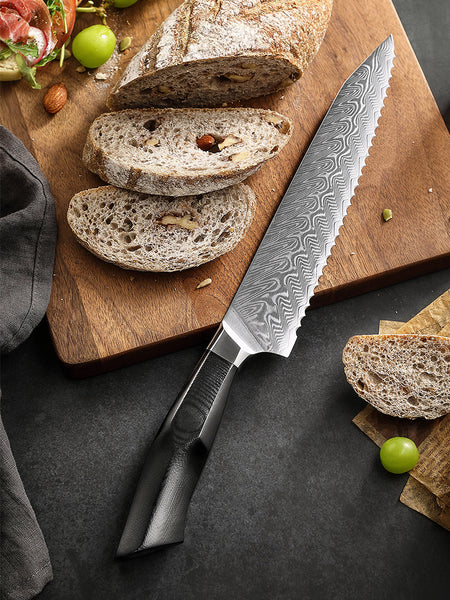 XINZUO Feng Series Damascus Bread Knife