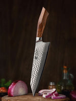 XINZUO FENG STRIA HAMMER DAMASCUS SERIES 8.5 inch Chef Knife