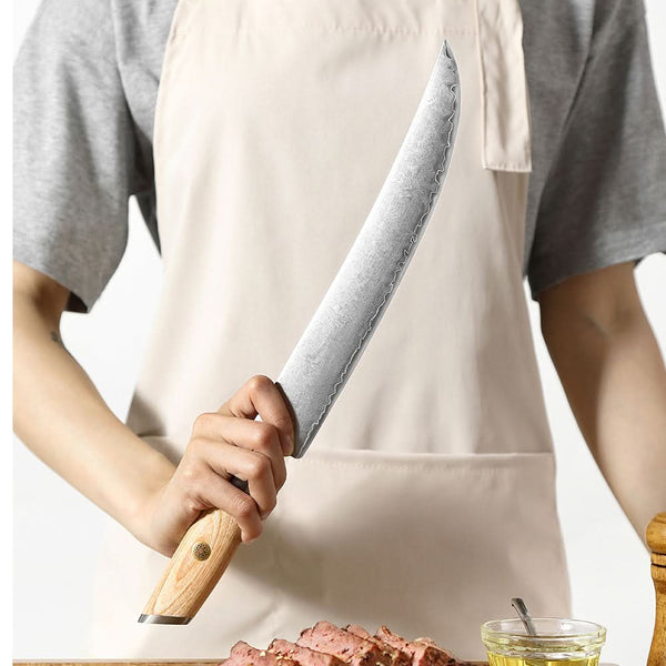 XINZUO Lan Series 3-layer Composite Steel Carving Knife