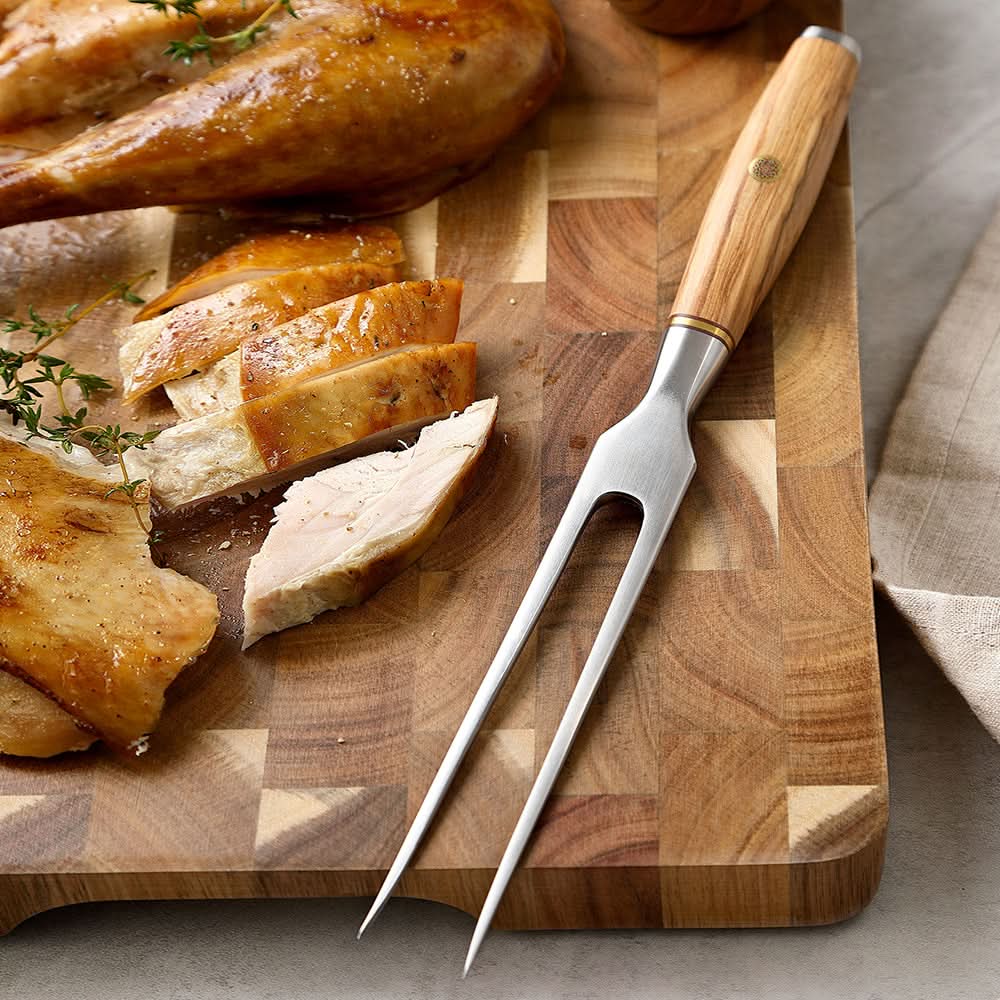 XINZUO Lan Series High Carbon Steel 6 inches Carving Fork