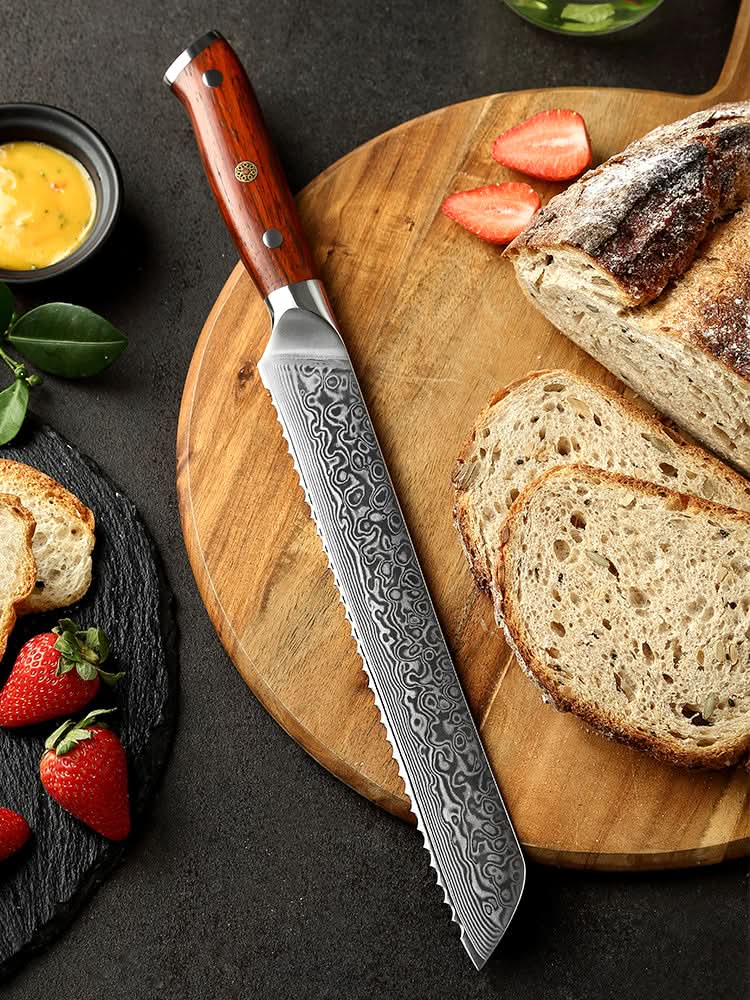 XINZUO YU SERIES 9'' inch Serrated Knife