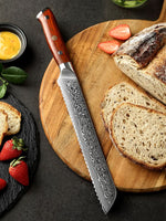 XINZUO YU SERIES 9'' inch Serrated Knife