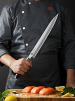 XINZUO He Series Forged Steel 30cm Sashimi Knife