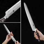 XINZUO Zhi Series German 1.4116 Steel Granton Carving Knife
