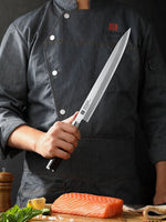 XINZUO He Series Forged Steel 27cm Sashimi Knife