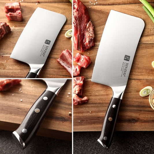 XINZUO YU SERIES Stainless Steel 6.5‘’ inch Bone Chopper Knife