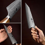 XINZUO FENG STRIA HAMMER DAMASCUS SERIES 8.5 inch Chef Knife