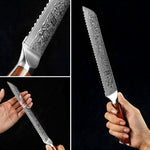 XINZUO YU SERIES 9'' inch Serrated Knife