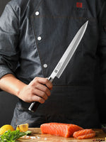 XINZUO He Series Forged Steel 24cm Sashimi Knife