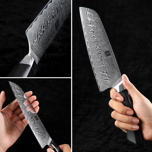 XINZUO FENG SERIES 7.3" inch Santoku Knife