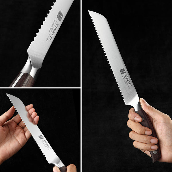 ZHI SERIES XINZUO 8'' inch Serrated Bread Knife