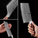 XINZUO YU STRIA HAMMER DAMASCUS 7'' in Cleaver Knife