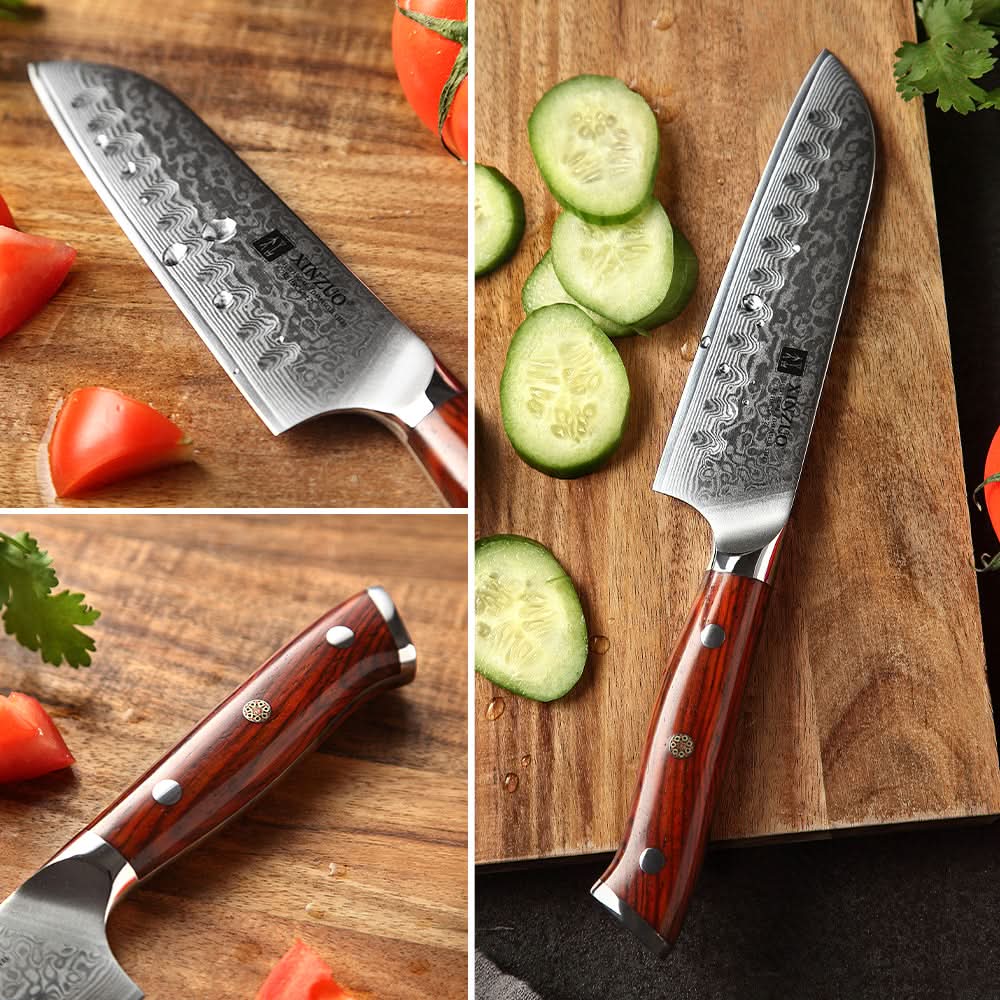 XINZUO YU SERIES 5 inch Santoku Knife