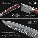 XINZUO YUN DAMASCUS SERIES 5Pcs Kitchen Knife Set