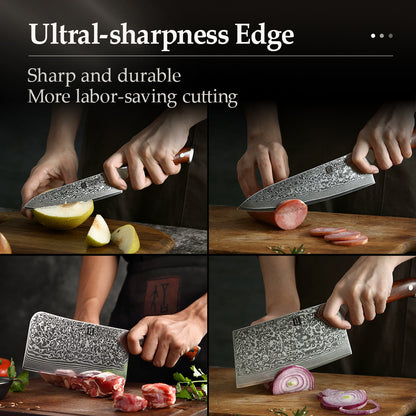 XINZUO YU SERIES 4Pcs Kitchen Knife Set