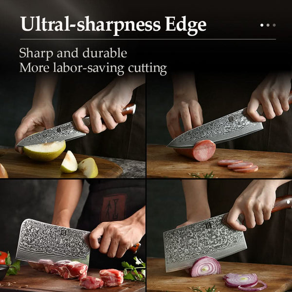 YUN SERIES 4Pcs Kitchen Knife Set