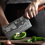 XINZUO HE SERIES 7 inch Big Cleaver Meat Knife