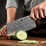 XINZUO YU STRIA HAMMER DAMASCUS 7'' in Cleaver Knife