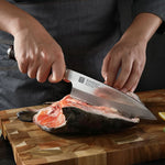 XINZUO He Series Forged Steel 180mm Deba Knife