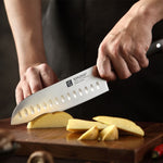 XINZUO YU SERIES Stainless Steel 7'' inch Santoku Knife