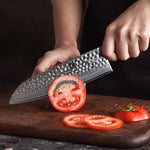 XINZUO YUN DAMASCUS SERIES 7'' Santoku Knife
