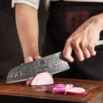 XINZUO FENG SERIES 7.3" inch Santoku Knife