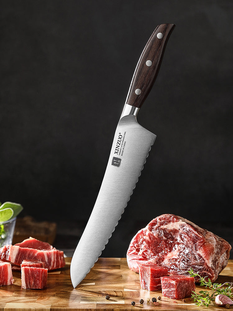 XINZUO ZHI Series German 1.4116 Steel Frozen Food Knife