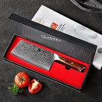 XINZUO YU STRIA HAMMER DAMASCUS 7'' in Cleaver Knife