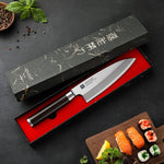 XINZUO He Series Forged Steel 180mm Deba Knife