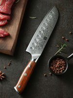 XINZUO YU SERIES 7'' Inch Santoku Knife