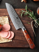 XINZUO YUN DAMASCUS SERIES 7'' Santoku Knife