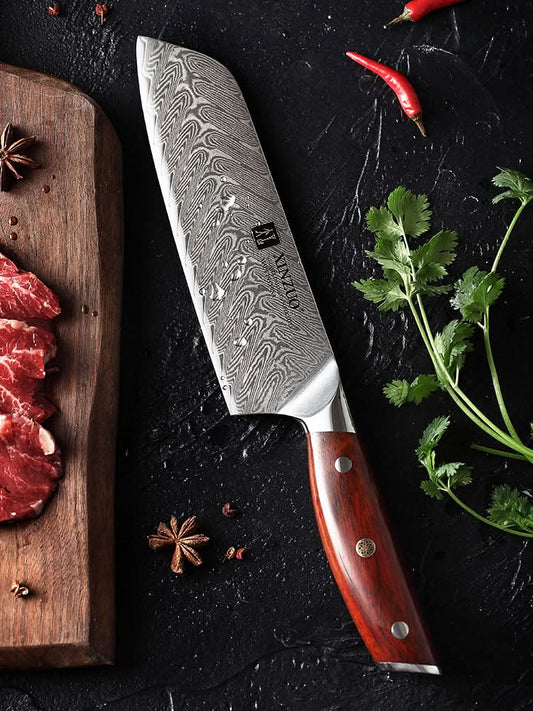 XINZUO YI SERIES 7 " inch Santoku Knife