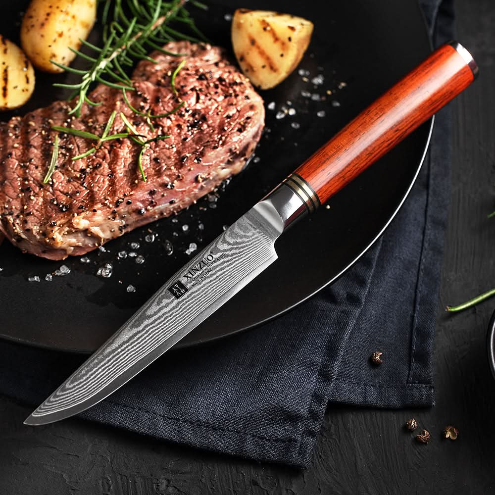 XINZUO HE SERIES 5 inches Pro Steak Knife