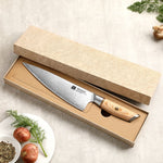 XINZUO Lan Series 3-layer Composite Steel 8.5 inches Chef Knife