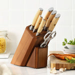 XINZUO Lan Series 3-layer Composite Steel 8PCS Knife Set